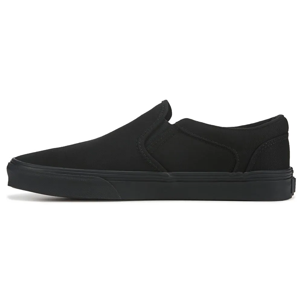 Asher Vans Men's Low Lace Sneakers, Black