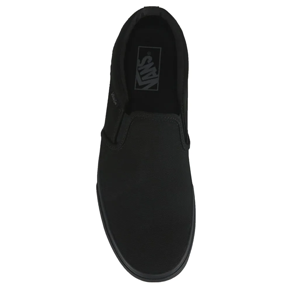 Asher Vans Men's Low Lace Sneakers, Black