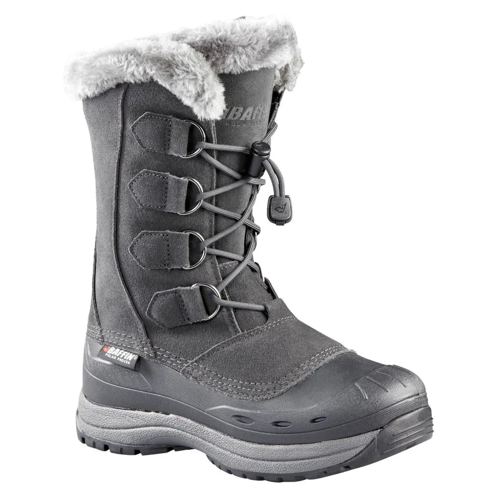 Baffin 4510-0185CAR Women's CHLOE Insulated Waterproof Pac Boots, Size: 10M, Charcoal