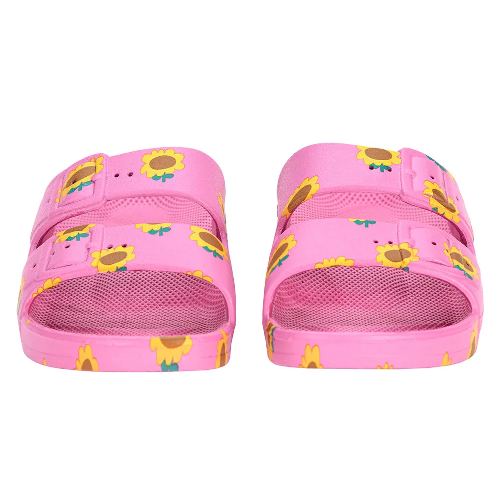 Bobo Choses X Freedom Moses Child Sunflower All Over Sandals Fuchsia Pink