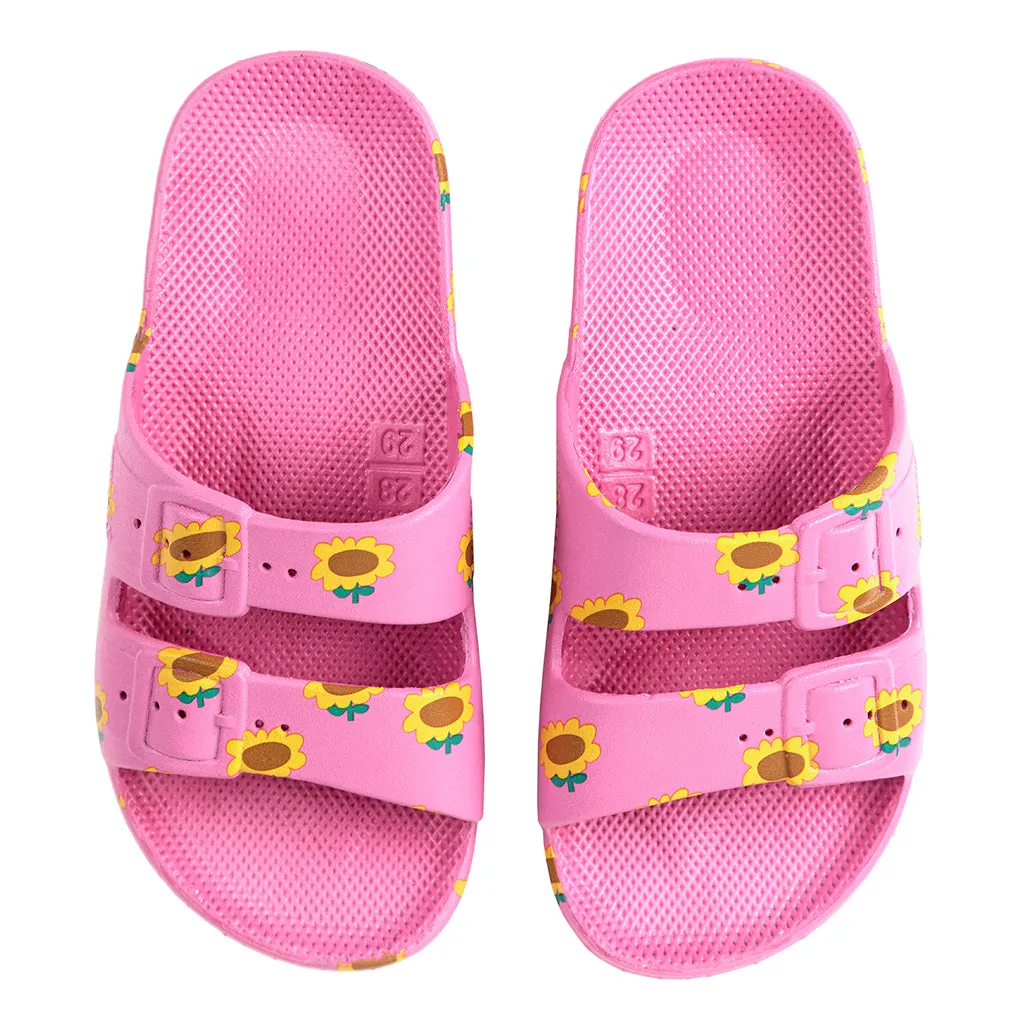 Bobo Choses X Freedom Moses Child Sunflower All Over Sandals Fuchsia Pink
