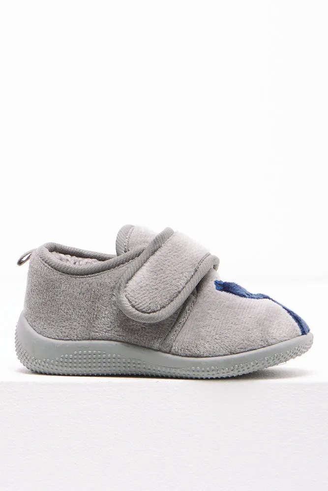 Dinosaur Slipper Grey