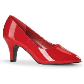 Divine Comfortable Sexy Heels Red (Pleaser Divine-420)