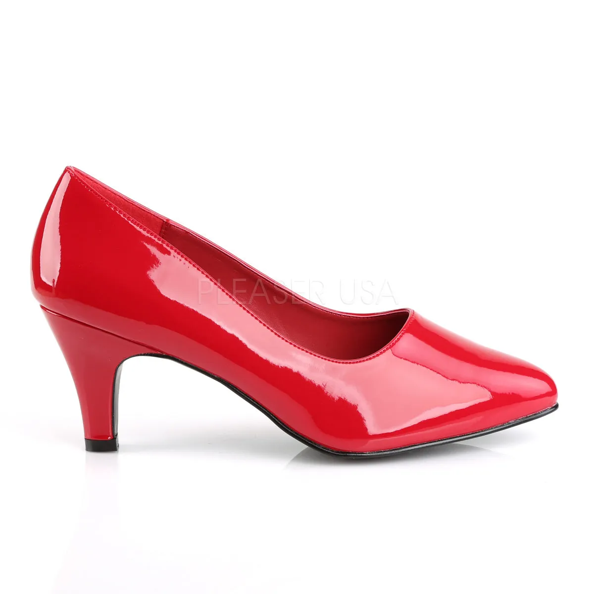 Divine Comfortable Sexy Heels Red (Pleaser Divine-420)