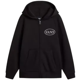 Kids Damask Zip Hoodie Black