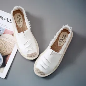 Linda  Bequeme Damenschuhe im Fischerstil
