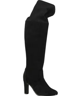 lipsy london Black Round Toe Faux-suede Boots UK 3 EU 36 👠