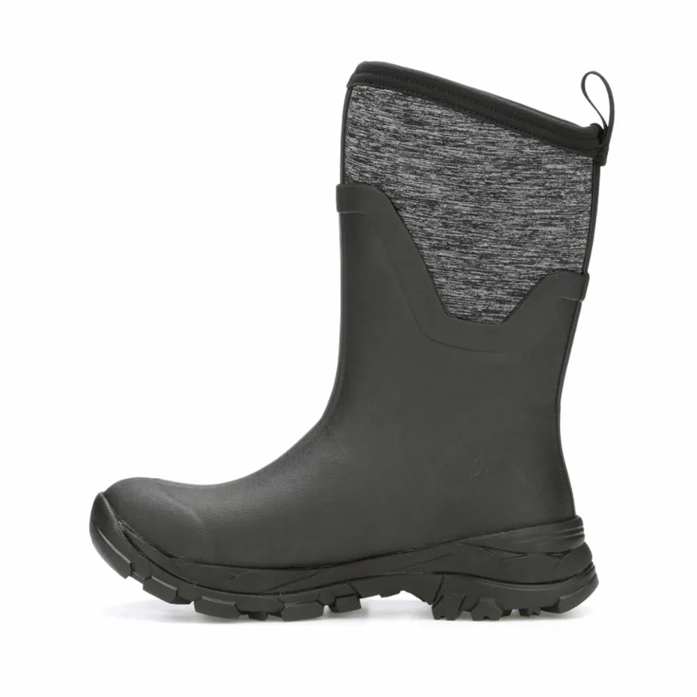 Muck Footwear Women ARCTIC ICE VIBRAM ARCTIC GRIP ALL TERRAIN MID BLACK/JERSEYHEATHER