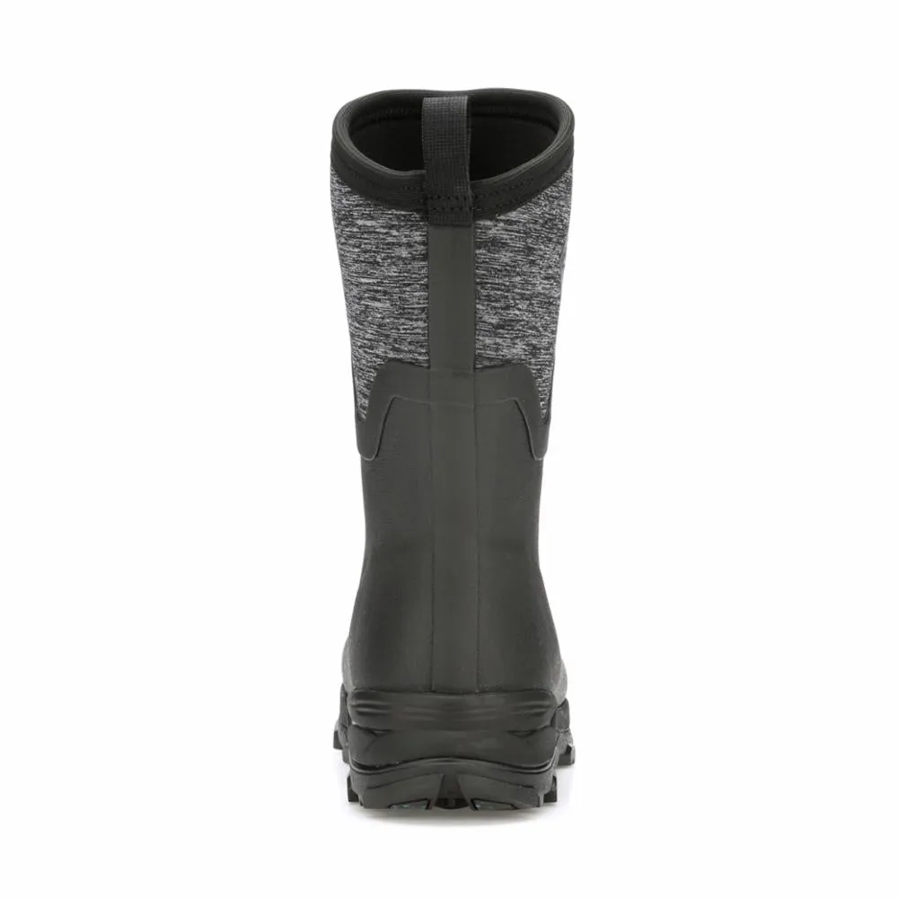 Muck Footwear Women ARCTIC ICE VIBRAM ARCTIC GRIP ALL TERRAIN MID BLACK/JERSEYHEATHER