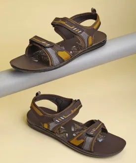 Paragon PUK2217G Men Stylish Velcro Sandals | Comfortable Sporty Sandals for Daily Outdoor Use | Casual Athletic Sandals with Cushioned Soles
