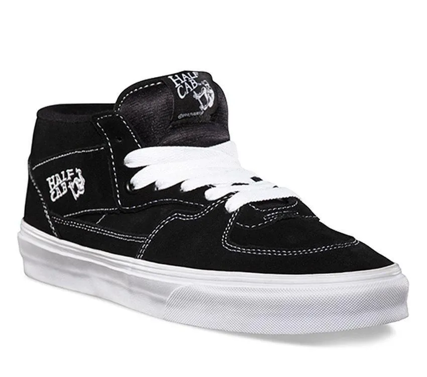 VANS Skate Half Cab Shoe - Black/White