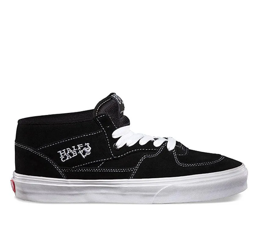 VANS Skate Half Cab Shoe - Black/White
