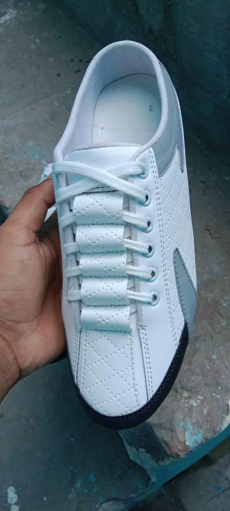 White Half Casual Shoes for Men